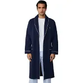 Hackett London for man. HMU200016 Navy waffle texture robe (XXL), Homewear, Cotton
