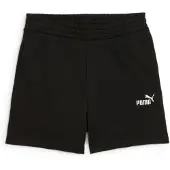 Puma Essentials No. 1 Logo 5" High-Waist Shorts Women, Clothing, Black, XL