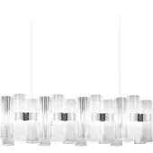 Slamp LED-hengelampe La Lollo, hvit, 100 cm
