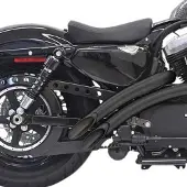 Bassani Xhaust Radial Sweeper Harley Davidson Ref:1x2fb Ikke-homologisert Komplett Eksosanlegg