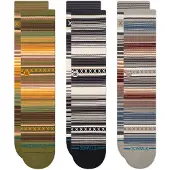 Stance Curren 3 Pack Sokker mønster