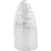 WAGNER LIFE Selenitt-lampe «Eisberg», høyde 16–20 cm, uten sokkel