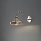 Opviq Vegglampe Berceste, antikkmessing, metall, høyde 23 cm, E27
