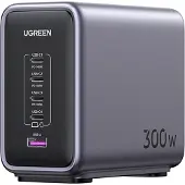 UGREEN 90903B, Innendørs, AC, 2 m, Sort, Grå