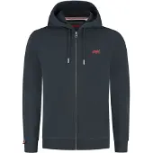 Superdry for man. M2014128A Essential Logo Zip Sweatshirt navy (XL), Casual, Cotton