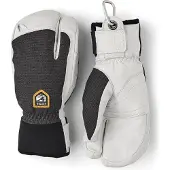 Hestra Army Leather Patrol, 3-finger Skihansker, Charcoal