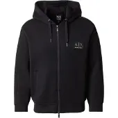 Armani Exchange for man. XM001770AF19936UC001 Black hooded sweatshirt (L), Casual, Synthetic