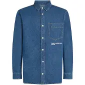 Karl lagerfeld Jeans A4m16001 Regular Denim Skjorte Med Lange Ermer