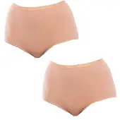 Playtex Maxi Organic Cotton Høytlivs Truser 2 Enheter