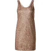 Armani Exchange for woman. XW001832AF18870M4071 Metbloom beige dress (L), Casual, Polyester, Sleeveless / Straps