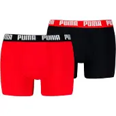 Puma Boxer Briefs (2-Pack) Men, Clothing, Red/Black, 5