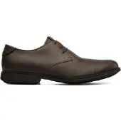 Camper for man. 18552-075 Leather shoes 1913 brown (40), Flat, Laces, Casual