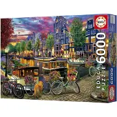 Educa Sykler I Amsterdam-puslespill 6000 Stykker