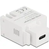 DeLOCK - Strømadapter - 10.5 watt - 2.1 A (USB-C) - hvit