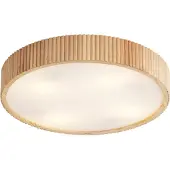 QAZQA Japandi taklampe tre 50 cm 4 lys - Lyra