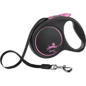 Flexi Black Design M bånd 5 m, 25 kg, pink