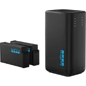 GoPro - Batterilader + batteri 2 x - 1960 mAh - 2 x batterier lader - 2 utgangskontakter - Europa - for MAX2