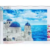 Centrum Diamond Painting 30*40cm. HOUSES AND SEA