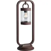 TRIO Veilampe SAMBESI, rustfarget, høyde 60 cm, metall, IP44