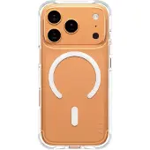 CARE by PanzerGlass Samba Case Transparent w. White MagSafe iPhone 18 Pro | 17 Pro