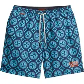 Superdry for man. M3010250A Blue mosaic print swimming costume (XL), Beachwear, Recycled Polister, Sustainable