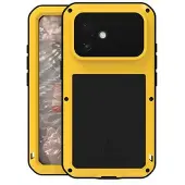 Love Mei iPhone 17 Powerful Hybrid-deksel - Gul