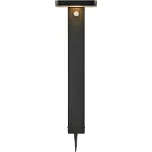 Nordlux LED-solcellegatelampe Rica Square, kantet