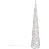 QAZQA Juletre transparent 100 cm inkl. LED IP44 - Coni
