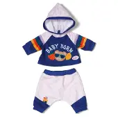 Baby Born joggedress 43 cm, marineblå