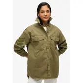 Superdry Military Emb Oversized Skjorte Med Lange Ermer