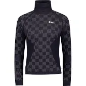 Mons Royale Ascender Merino Mock Neck Teknisk skjorte grå