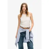 Superdry Ruched Ermeløs Topp