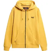Superdry Essential Logo Washed Genser Med Hel Glidelås
