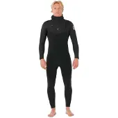 Rip Curl Dawn Patrol 6/4 Mm Langermet Våtdrakt Med Hette Og Glidelås På Brystet