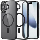 Tech-Protect iPhone 17 Magmat Deksel - MagSafe-kompatibel - Svart / Klar