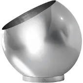 AYTM blomsterpotte Globe, Ø 37 cm, sølv, stål