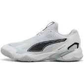 Puma Solarstrike 4 Handball Shoes Men, Shoes, White/Black/Silver Mist, 40