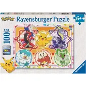 Ravensburger Puslespill - 100 Brikker - Pokémon - - OneSize - Puslespill