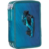 Beckmann Penal m. Innhold - Racing - Grønn - - OneSize - Pennal
