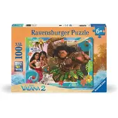 Ravensburger Puslespill - 100 Brikker - Disney Vaiana - - OneSize - Puslespill