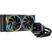 DeepCool LM240 CPU-vannkjøler, 240 mm radiator, 12 cm vifte, svart