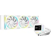 DeepCool LM360 WH - Væskekjølesystem for prosessor - Radiatorstørrelse: 360 mm - (for: LGA1851, LGA1700, LGA1200, LGA1151, LGA1150, LGA1155, AM4, AM5) - 120 mm - svart