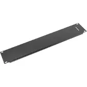 Lanberg - Tomt panel - RAL 9004, svart - 2U - 19