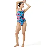 Speedo Allover Digital Powerback Badetøy