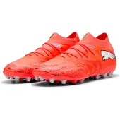 Puma FUTURE 9 ULTIMATE MG Football Boots Unisex, Sports, Glowing Red/White/Black, 44.5