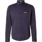 BOSS Motion 10263169 Green Skjorte Med Lange Ermer