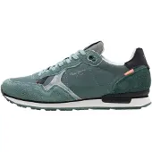 Pepe Jeans for man. PMS400005 Brit Flyer green shoes (43), Flat, Laces, Casual
