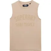 Superdry Sport Luxe Fitted Ermeløs T-skjorte