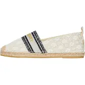 Superdry for woman. WF110297A Beige canvas espadrilles (37), Fabric, Flat, None, Casual