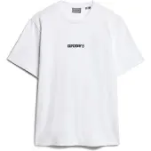 Superdry Micro Logo Graphic Loose Kortarmet T-skjorte